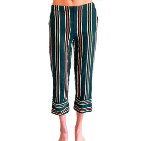 Zara Cropped Striped Trousers